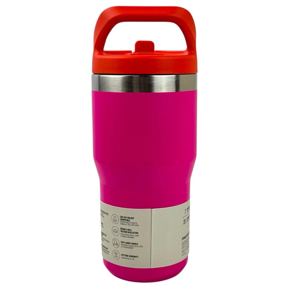 NWT Stanley 20 oz Go Flip Straw Tumbler Insulated Bottle Vivid Violet - Picture 3 of 11